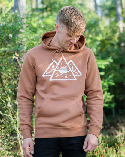 Wild Sunrise Deluxe Hoodie in Caramel