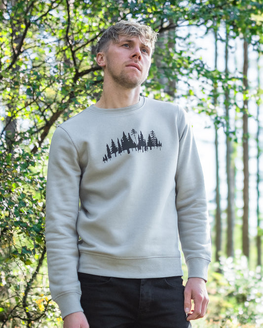 The Forest Sweater in Pure Grey