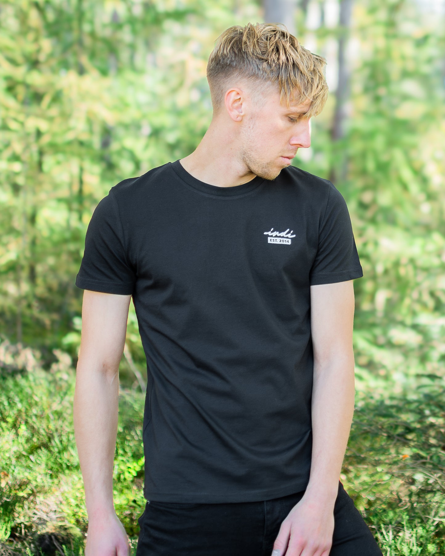 Logo T-shirt in Black