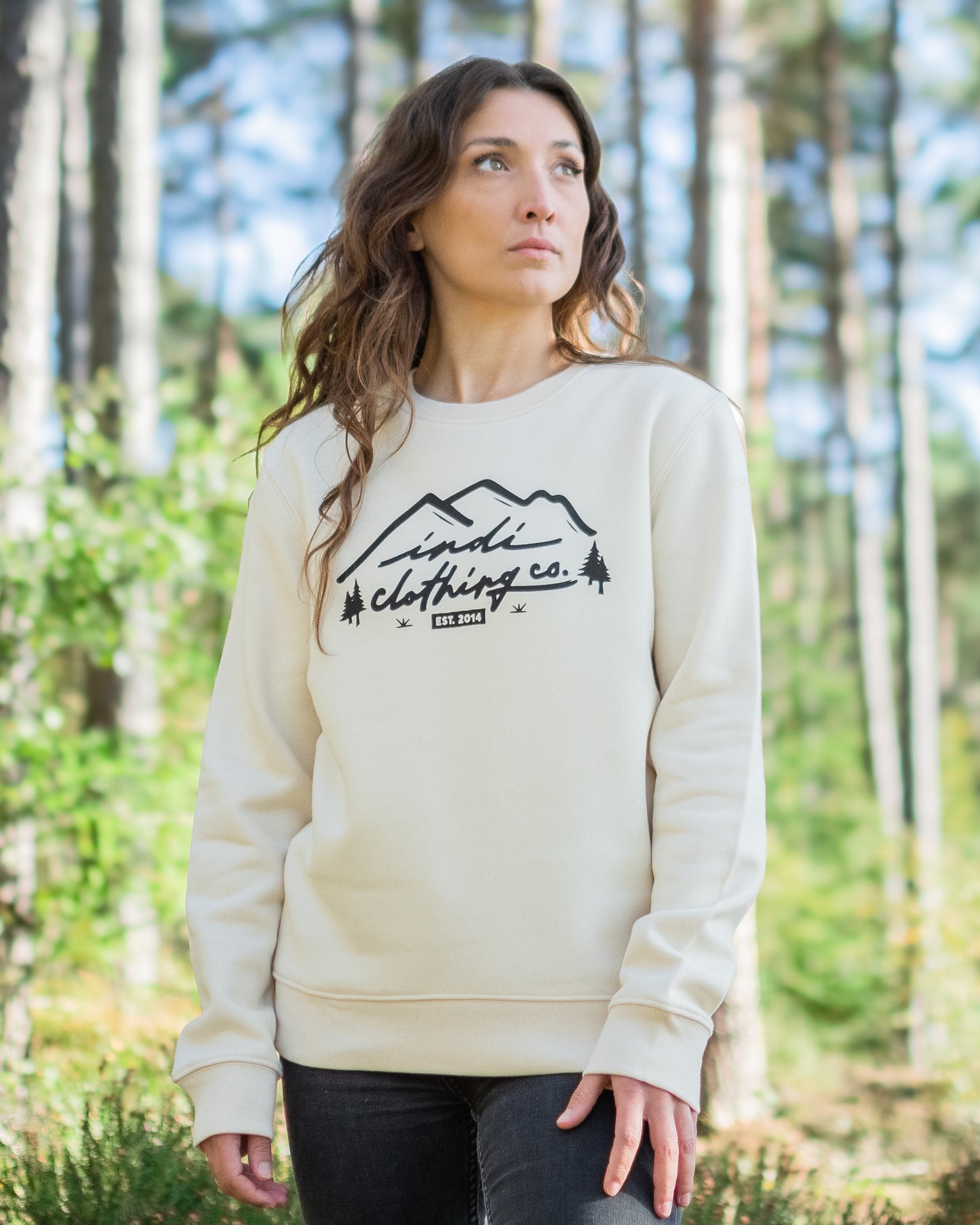 The Mountainscape Deluxe Sweater in Natural Raw