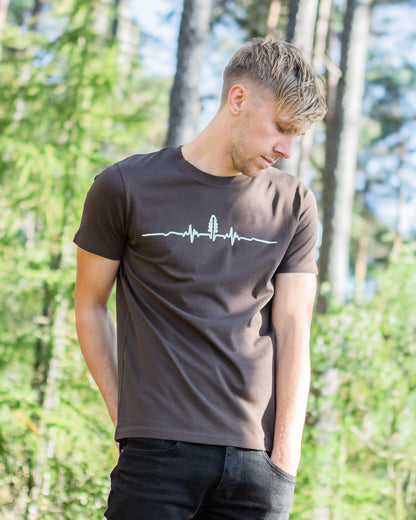 TreeCG T-shirt in Dark Brown