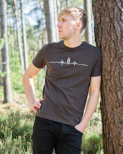 TreeCG T-shirt in Dark Brown