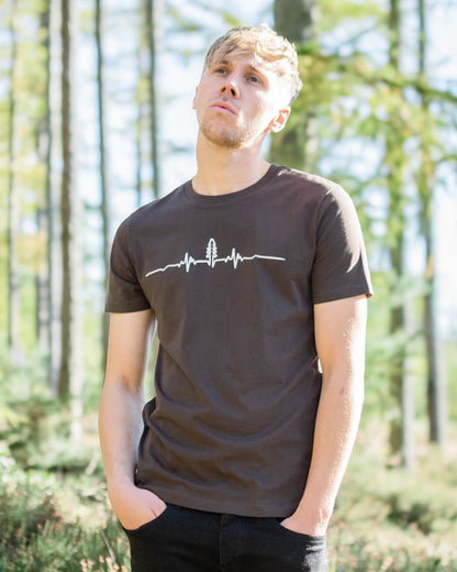 TreeCG T-shirt in Dark Brown