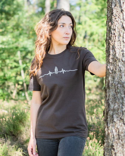 TreeCG T-shirt in Dark Brown