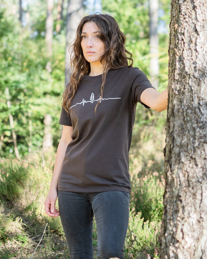 TreeCG T-shirt in Dark Brown